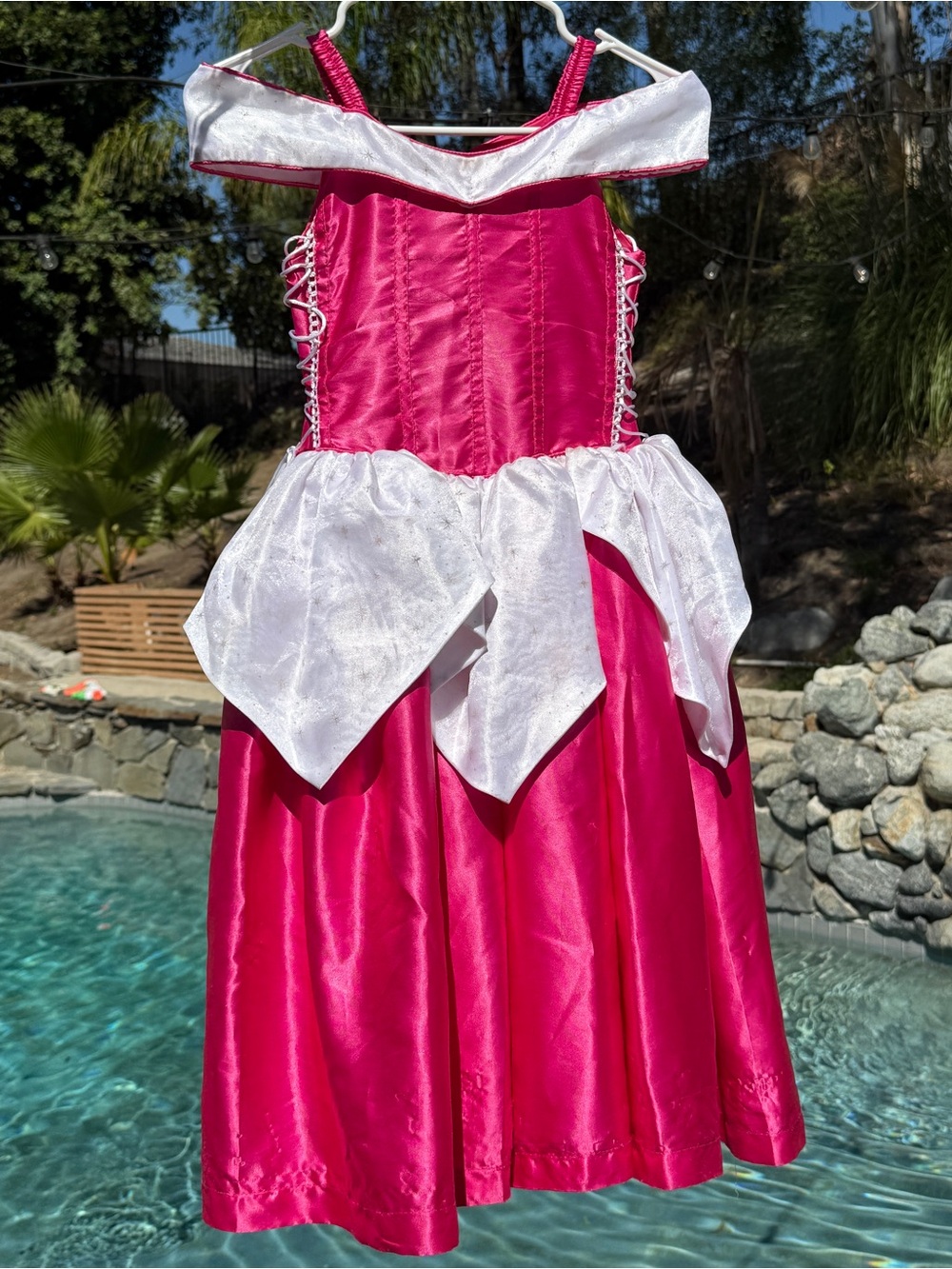 Pink Princess Aurora Gown Girls 8